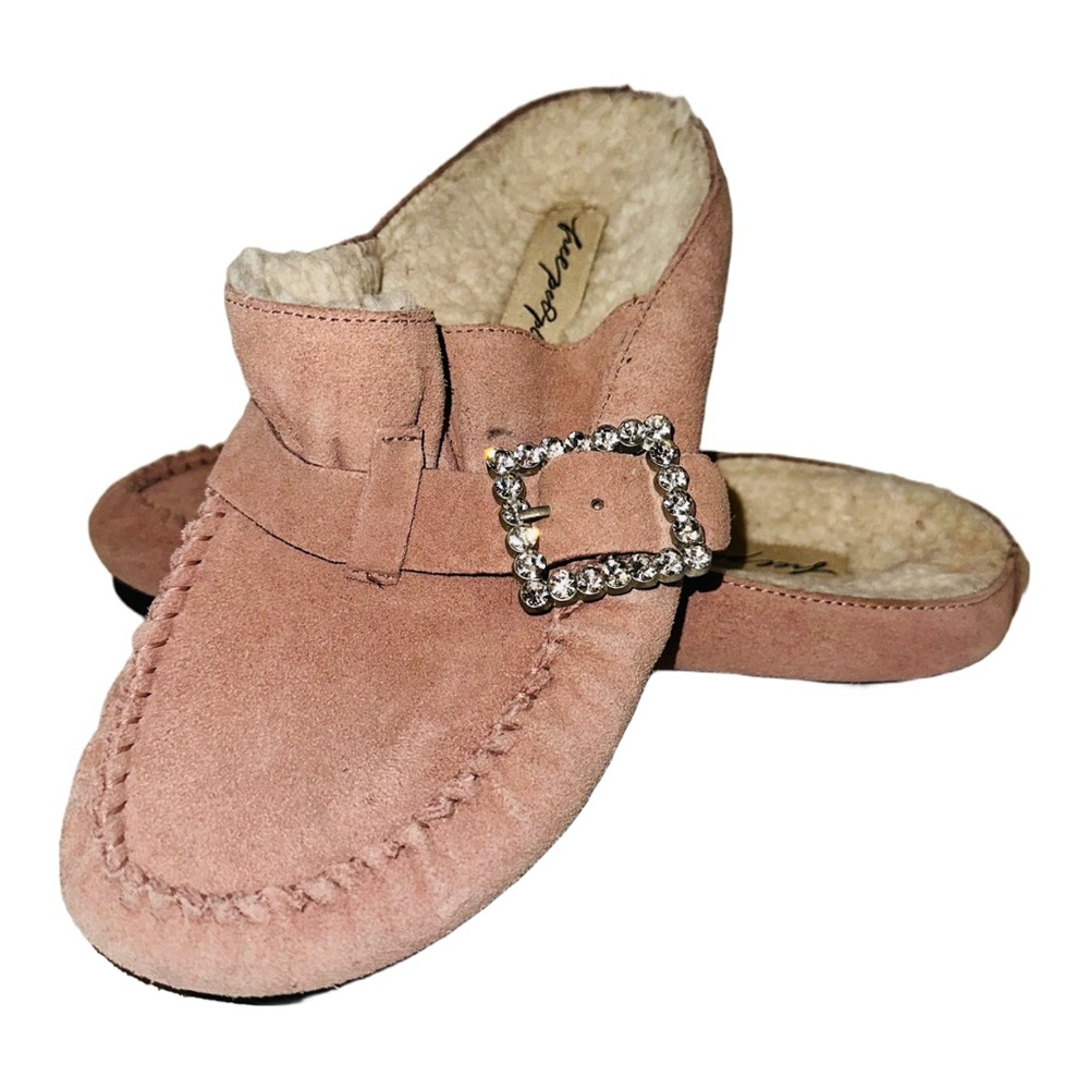 Free People Rhinestone After Riding Mules Clogs Slides